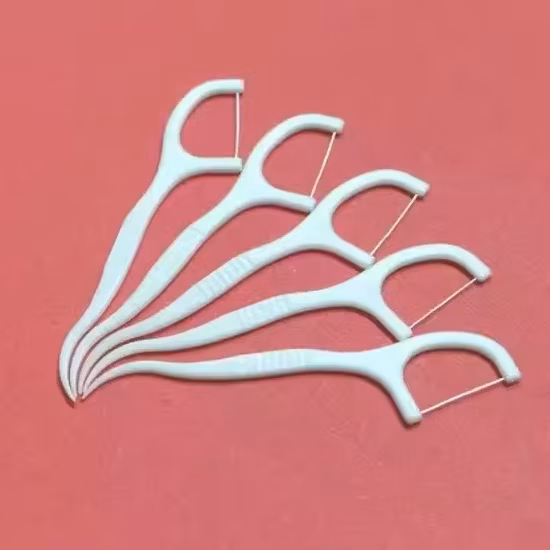 プラスチックハンドル大人用デンタルフロスピック